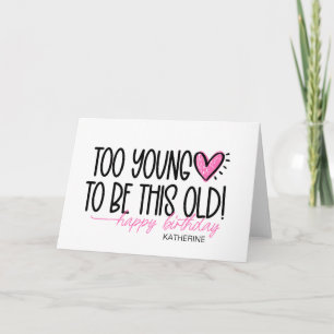 Funny Getting Older Milestone Birthday For Friend Card