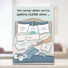 Funny Getting Older Pillow Birthday