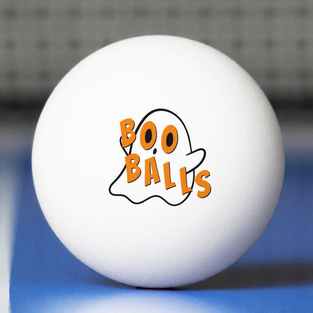 Funny Ghost Boo Balls Dirty Joke Halloween (funny ghost boo balls Halloween ping pong balls)