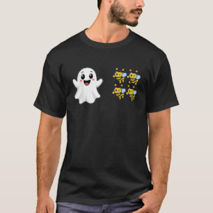 Funny Ghost Boo Bees Halloween Boo 4 Bees T-Shirt