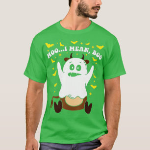 Funny Ghost Cow Moo I Mean Boo Farmer Cute Hallowe T-Shirt