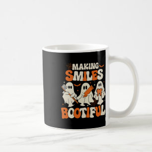 Funny Ghost Dentist Halloween Making Smiles Bootif Coffee Mug