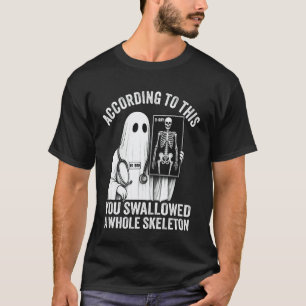 Funny Ghost Doctor X-Ray Technician Halloween Medi T-Shirt