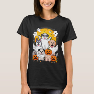 Funny Ghost Dog Halloween Costume For Owners T-Shirt
