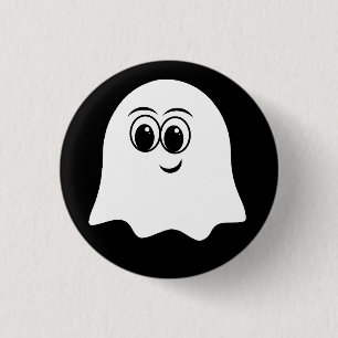 Funny Ghost emoji! 1 Inch Round Button