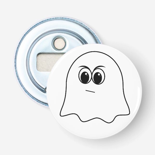 Funny Ghost emoji! Bottle Opener (Front)