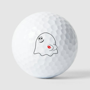 Funny Ghost emoji! Golf Balls
