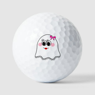 Funny Ghost emoji! Golf Balls