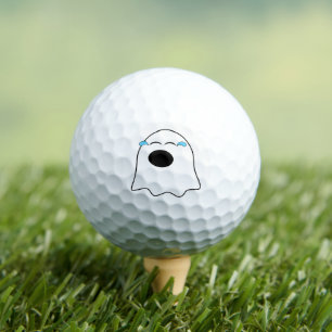 Funny Ghost emoji! Golf Balls