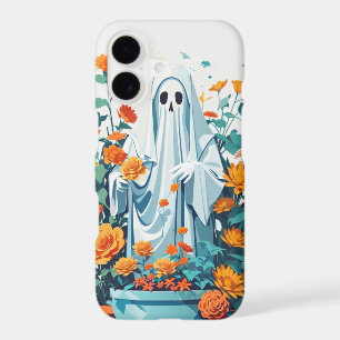 Funny Ghost Ghostly Gardening Plant Retro Hallowee