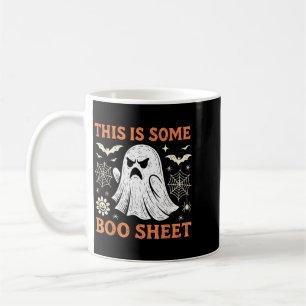 Funny Ghost Halloween Costume Boo Sheet Spooky Coffee Mug
