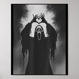 Funny Ghost Hand Heart Sign Soky Costume Halloween