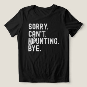 Funny Ghost Haunting Retro Halloween Tri-Blend Shirt