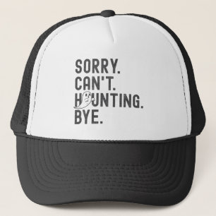Funny Ghost Haunting Retro Halloween  Trucker Hat