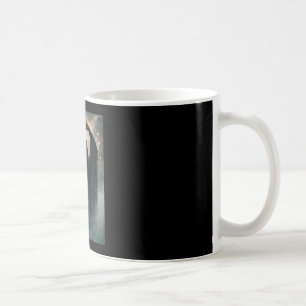 Funny ghost heart hands scary horror poster coffee mug