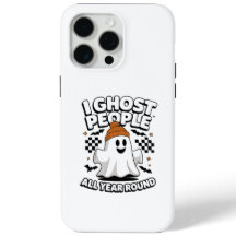 Funny Ghost iPhone Case - I Ghost People All Year