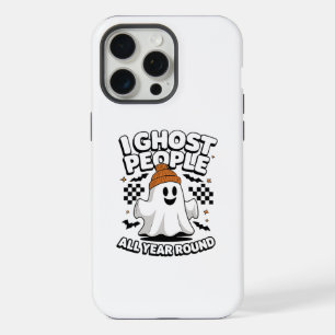 Funny Ghost iPhone Case - I Ghost People All Year