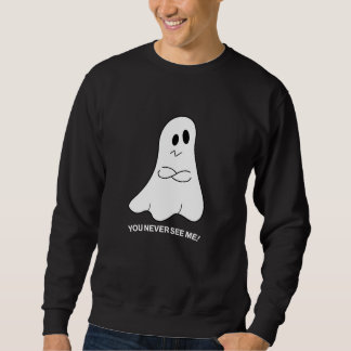 Funny Ghost Men's Sweatshirt – You Never See Me