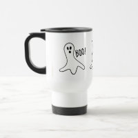 funny ghost shouting boo halloween graphics design