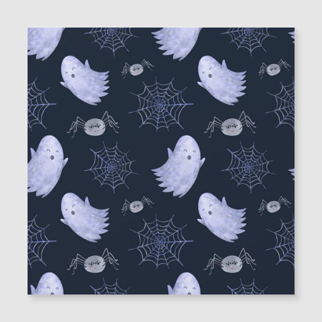 Funny Ghost Spider Halloween Pattern. (Front)