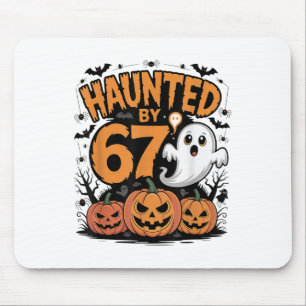 Funny Ghost T Pumpkin Halloween - Haunted  Mouse Pad