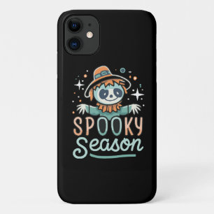 funny ghost with hats, spooky season iPhone 11 case