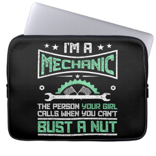 Funny Gift 4 Mechanics Adult Humour Gift Laptop Sleeve
