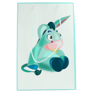 Funny Gift Bag with Baby Donkey - Customizable