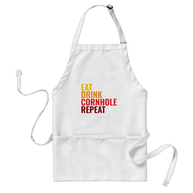 Funny Gift Cornhole Lover Colour Gradient Standard Apron (Front)