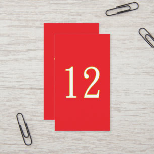 funny gift for all fans player have number 12  business card