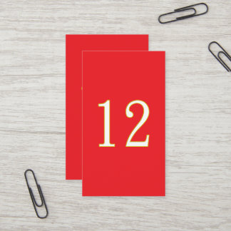 funny gift for all fans player have number 12 business card