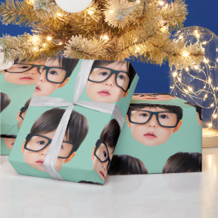 Funny Gift for Boyfriend Custom Face Gift for Girl Wrapping Paper