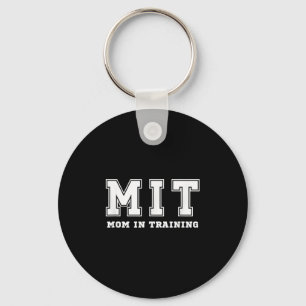 Funny Gift For New Mom In Training Expecting Pregn Keychain