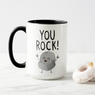 Funny gift friend, boyfriend or husband You rock!  Mug