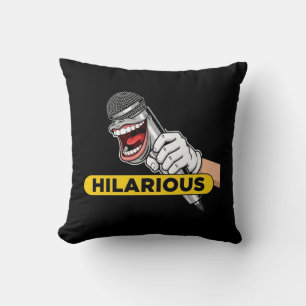 funny gift, humor, joke, hilarious, comedy T-Shirt Throw Pillow