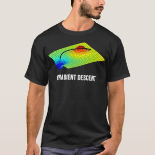 Funny Gift Idea for Data Scientist Gradient Descen T-Shirt