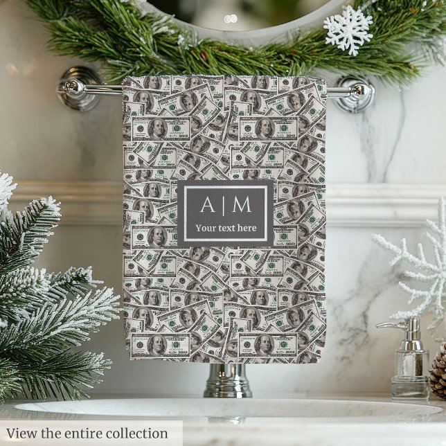 Funny gift modern dollar pattern personalized name (Funny gift modern dollar pattern personalized wrap)