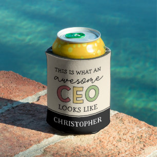 Funny Gifts for CEO   Awesome CEO Boss Gifts Can Cooler