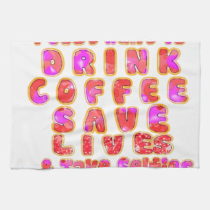 Funny Gifts for Coffee Lovers Kitchen Towel