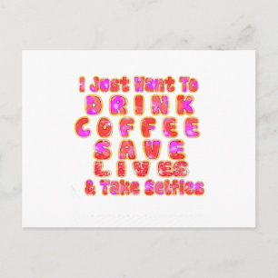 Funny Gifts for Coffee Lovers Postcard