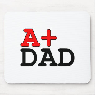 Funny Gifts for Dads : A+ Dad Mouse Pad