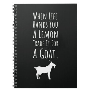 Funny Gifts For Goat Lovers Farm Animals Farming Notebook