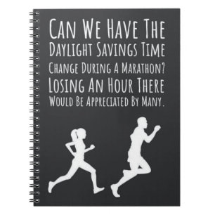 Funny Gifts For Marathon Runners Running 10k Quote Notebook