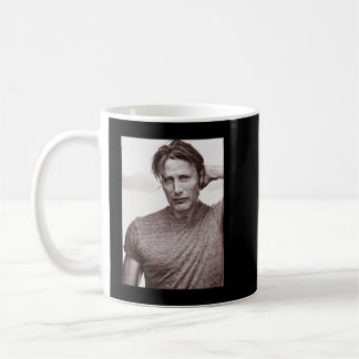 Funny Gifts Mikkelsen Danish Mads Actor  Retro Wav Coffee Mug