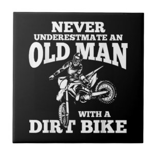 Funny Gifts Never Underestmate An Old Man With A D Tile