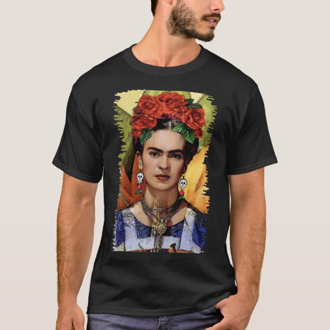 Funny Gifts Women Womens Frida Kahlo Plus Size Shi T-Shirt (Front)