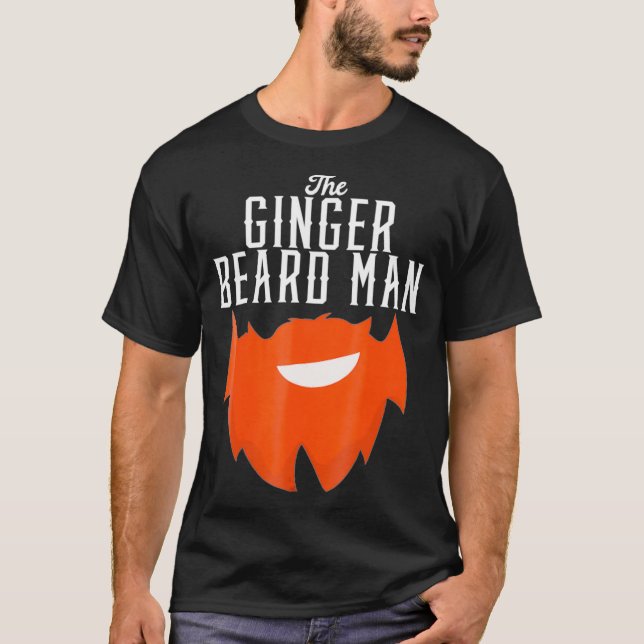 Funny Ginger Beard Man  For Redheads  T-Shirt (Front)