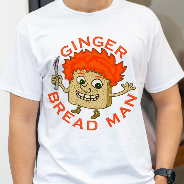 Funny Ginger Bread Man Christmas Pun T-Shirt (Creator Uploaded)