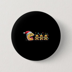 Funny Gingerbread Christmas Cookie Baking Boys Gir 2 Inch Round Button