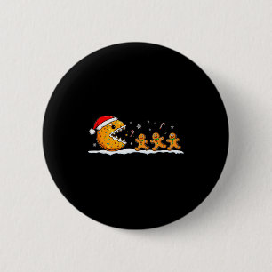 Funny Gingerbread Christmas Cookie Baking Boys Gir 2 Inch Round Button
